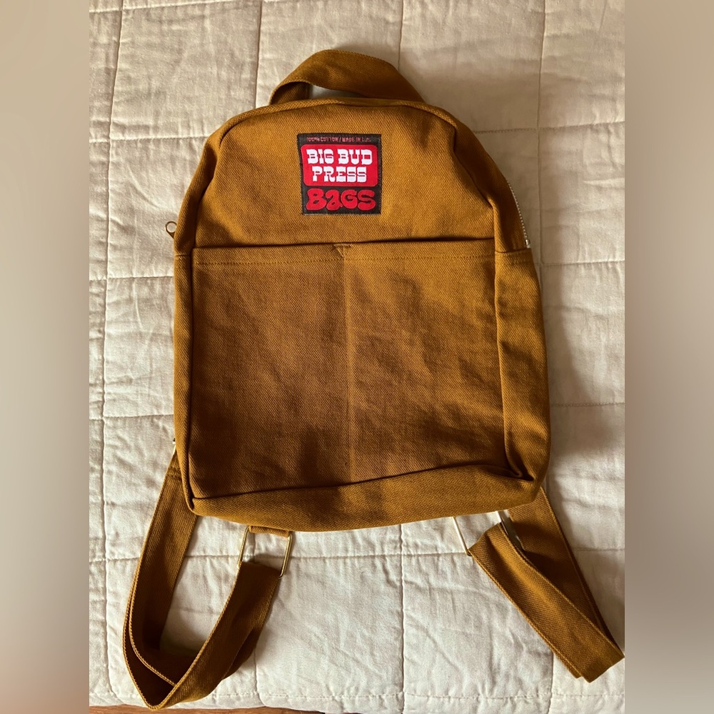 Big Bud Press Mini Backpack in Spicy Mustard